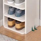 Composite Wood Square Shoe Storage with Capacity for 1-10 Pairs in Drawing Room, Includes Individual Shoe Cubby Holes and Closed Back