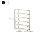 Steel Vertical Barrister Bookcase with 5-Shelf/6-Shelf and Open Back