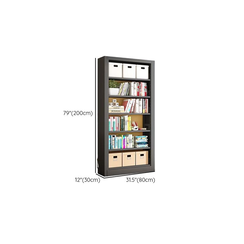 Ink Vertical Shelf Organizer with 3 Shelves, Steel Frame, Open Back