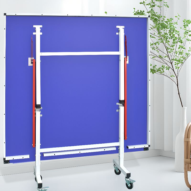 Indoor/Outdoor Cerulean Synthetic Laminate Ping Pong Table with Included Paddle