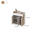 Bambusa 7-tier/6 Tiers/8-tier Shoe Displays with Horizontal Sloping Shelves and Dustproof Cover