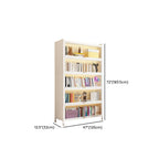 Metal Organizer Shelf with 4/5/3 Shelves, Vertical/Lateral Filing Orientation, Lucite Door, Closed Back