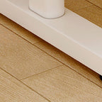 Trestle Mold-resistant White/Wood Grain Self-supporting Manually Controlled Moves Up and Down Standing Desk with/without 1 Drawer