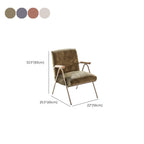Modern Simple Style Single Sided Booth in Gray/Green/Cocoa with Armrest and Foam Upholstery