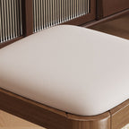Modish Square Solid Color Standard Ottoman in Pu Leather