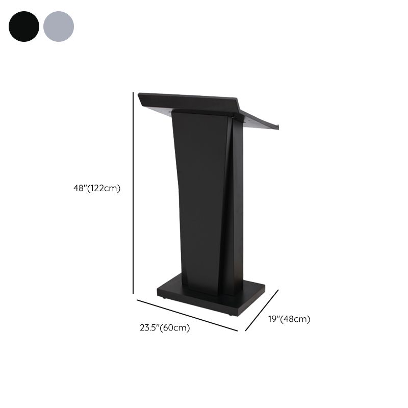 Metal Mobile Full Podium with Storage and Rollers