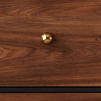 Cocoa Casual Raw Wood Console Dresser with 6/9/5 Drawers in Horizontal/Vertical Orientation