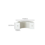 Chalk Collapsible Rectangle Up to 19 in W x 20 to 29 in/30 to 39 in/40 in & above H Unfinished Display Table with Single Pedestal Base