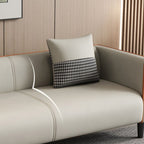 Standard Sofa/Loveseat/Single Sofa in Synthetic Leather, Available in Grey/Dark Blue/Light Green with Arm