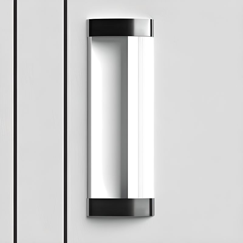 Chalk Steel Office Console Cabinet with Rainproof Stockroom, Adjustable Shelving, Locking Door, and 1-Wide Compartment