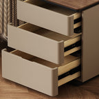 Casual Raw Wood Bachelor Chest/Semainier with 5/4/3 Drawers in Vertical Orientation