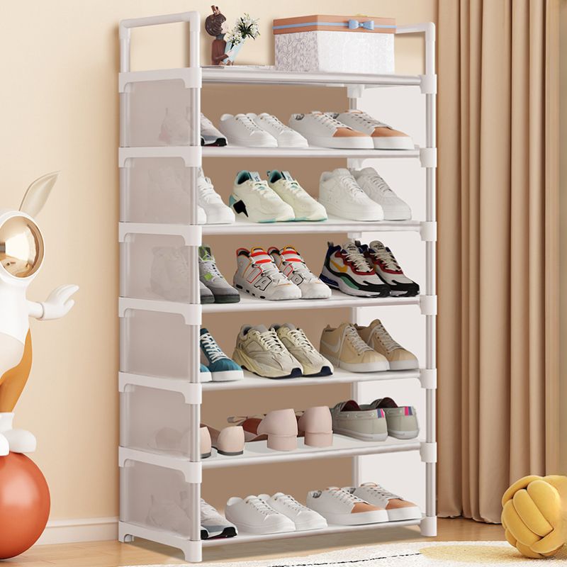 Clear Synthetic Material 7-tier/6 Tiers/5 Tiers Shoe Shelf