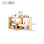 Modern Versatile Wood Bookcase for Easy Assembly and Space Efficiency