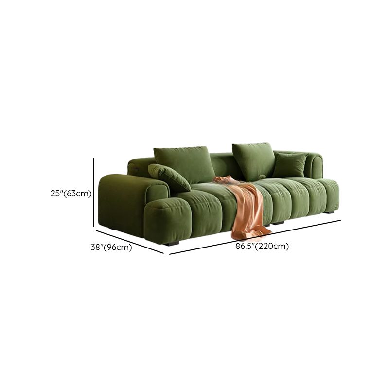 Sage Standard Sofa with Arm and 4 Pillows