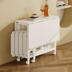 Minimalist SpaceSaver Rectangular Folding Banquet Table with No Extra Durability and Manufactured Wood Top