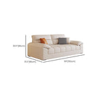 Beige Standard Sofa/Loveseat with Arm and 3 Pillows