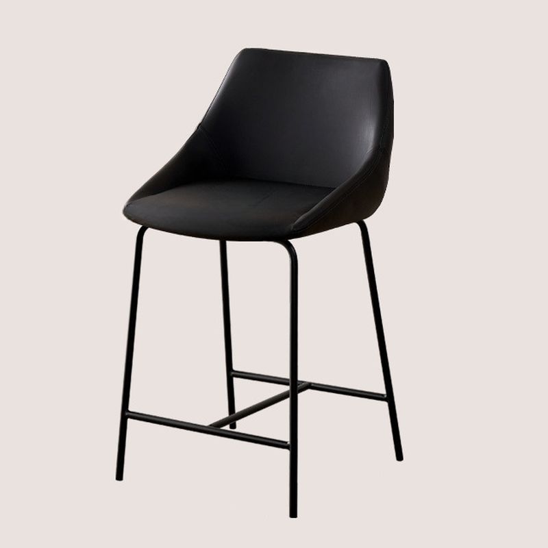 Casual Rawhide Bar Stools in Jade Green/Caramel/Cream with Back, Arms, Pail Seat, and Leg Rest
