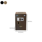 Steel Security Safe with Battery, Pry Resistant, Lockable with Keys and Interior