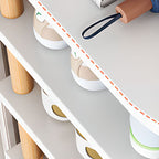 Modern Engineered Wood Shoe Shelf with 6 Tiers and Shelf