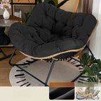 Casual Rocking Chair Couch with Rear Back and Stationary Design