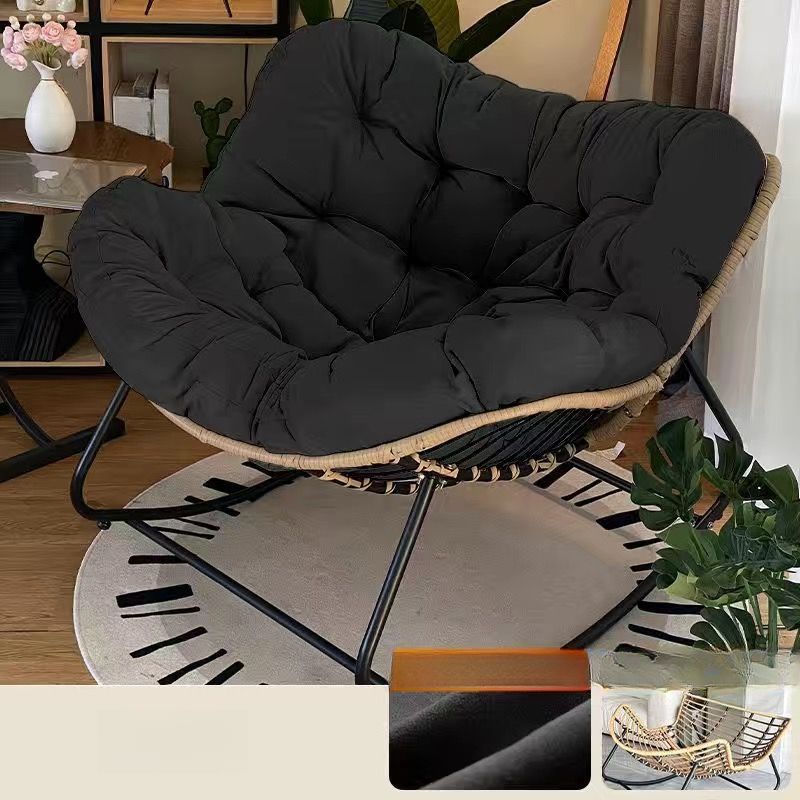 Casual Rocking Chair Couch with Rear Back and Stationary Design