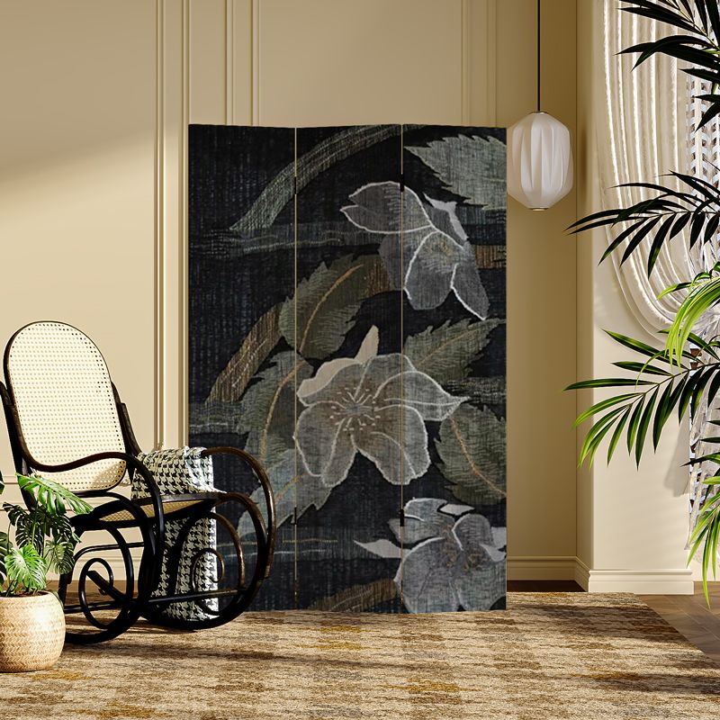 Ink Opaque Foldable Temporary Wall Divider with Laminate Frame, 3 Panels/4 Panels, Double Sided Print, Standalone
