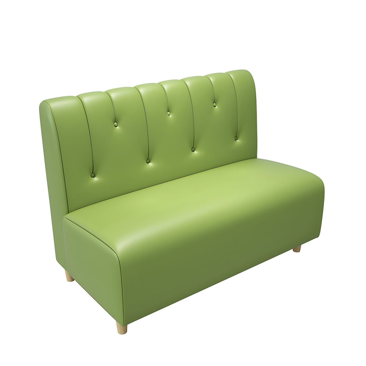 47.27"D x 25.59"W x 33.46"H Contemporary Glam 2-seat Sofa for Restaurant
