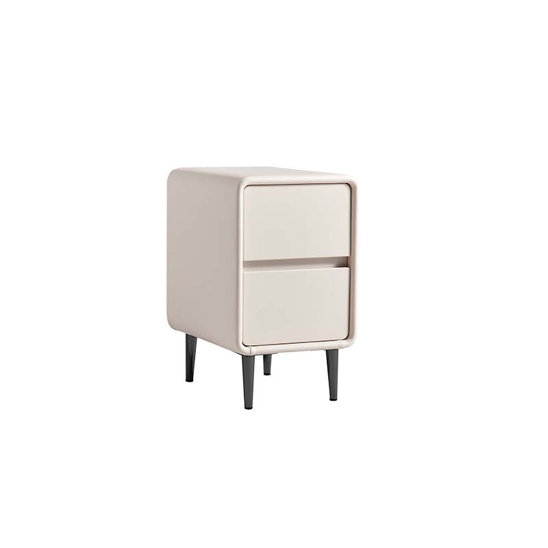 Casual Composite Wood Drawer Storage Nightstand