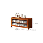Wenge Brown Bamboo Dustproof Shoe Console 10 Tiers/8-tier/6 Tiers