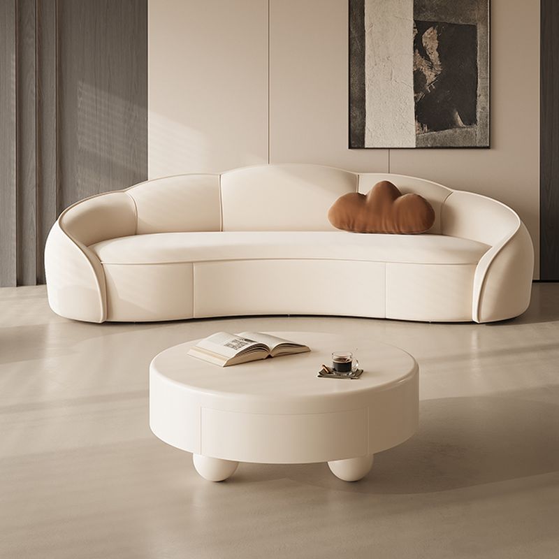 Versatile Olive Green/Ivory/Sand Sofa/Loveseat/Single Sofa with Sloped Arms and Concealed Support