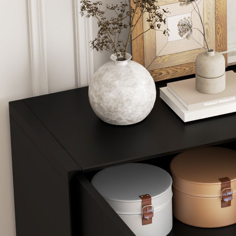 Ink Trendy Wardrobe Chest Of Drawers with 3 Interior Shelves