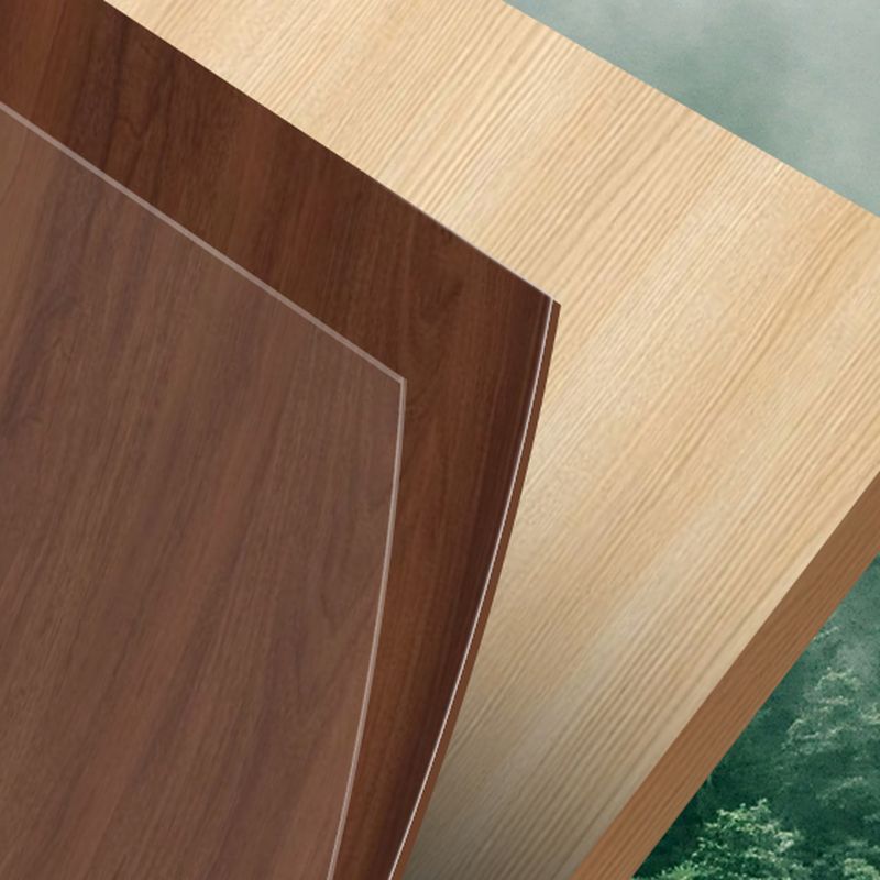 Manufactured Wood 4 Tiers Shoe Wardrobe with Shelf, Cabinet Door, Dustproof Cover, and Closed Back