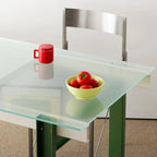 Trendy Glass Table with Clear Top and Legs Base, Seating for 6/4/10, Anti-Fouling Glass