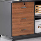 Scratch Resistant Base Cabinet with Transportable Stockroom and 2-Wide/3-Wide Compartments