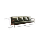 Modern Simple Style Single Sided Booth in Light Gray/Jade Green/Cocoa with Armrest and Foam Upholstery
