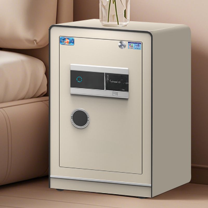 Steel Security Safe with Battery, Pry Resistant Durability, Drawers, Keys, Interior, and Shelves Included