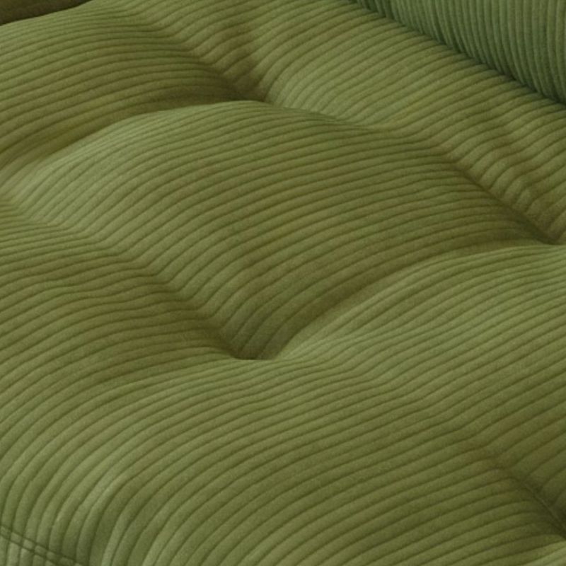 Corded Velvet Standard Sofa with Armrest