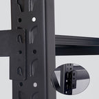 Modern Steel Warehouse Storage Rack with Flexible Shelves, Free Standing for Garage