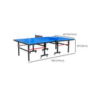 Versatile Indoor and Outdoor Ping Pong Table with Synthetic Laminate Top in Ink/Cerulean
