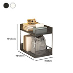 All Ages Metal Tool Roll Cart with 4 Wheels and 3 Tier/2 Shelves