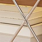 White Contemporary Standard Baker's Rack with Butcher Rack, Steel Frame, and Adjustable Shelves