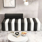 Velvet Contemporary Standard Sofa Armless Sofa for Living Room, Apartment