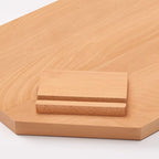 Simplistic Flexible Height Desk with Rainproof Toboggan Base, Automatic Height Adjustment, Auburn Lumber Top, Floor Mounted