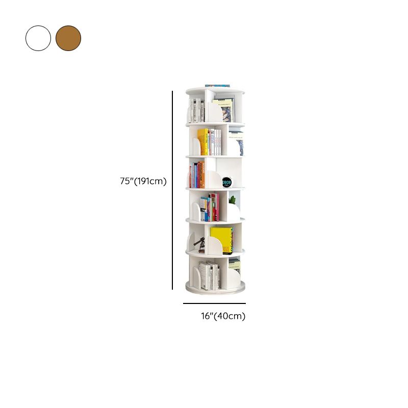 Barrister Bookcase with 6-Shelf/7 Shelves/5-Shelf, Lumber Frame, Vertical or Horizontal, Closed Back