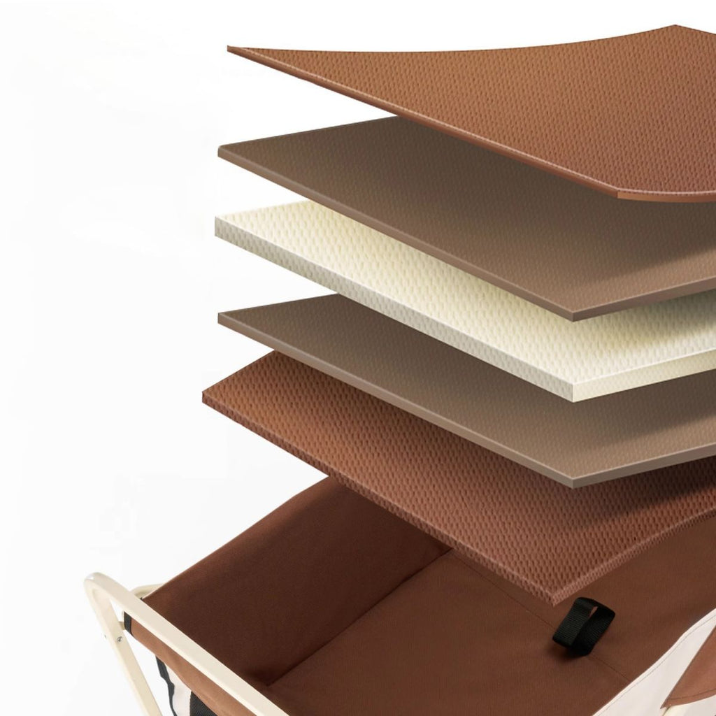 Metal All Ages Compact Outdoor Cart Wagon with Caster & Storage