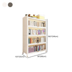 Metal Organizer Shelf with 4/5/3 Shelves, Vertical/Lateral Filing Orientation, Lucite Door, Closed Back