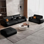 Black Standard Sofa/Loveseat/Single Sofa with Arm and 3 Pillows