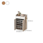 Bambusa 7-tier/6 Tiers/8-tier Shoe Displays with Horizontal Sloping Shelves and Dustproof Cover