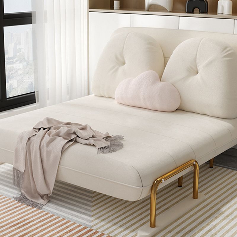 Simple Sleeper Futon with Pillow Back, Single Seat/2 Seater, Square Arm, Pillow, Stitch-tufted, Twin Size/Full Size/Twin XL Size