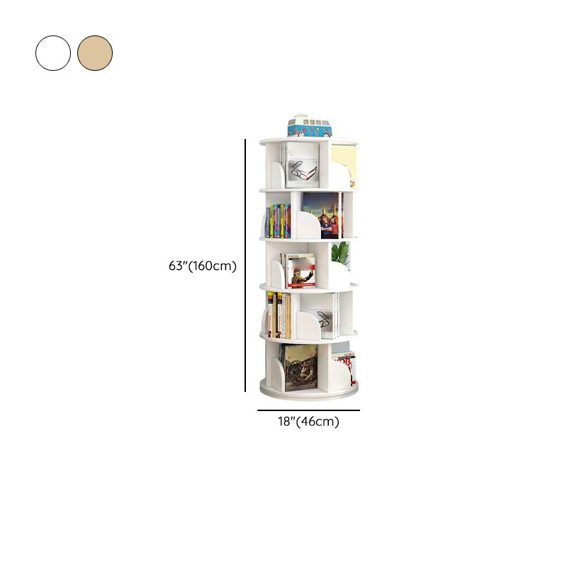 Barrister Bookcase with 6-Shelf/7 Shelves/5-Shelf, Lumber Frame, Vertical or Horizontal, Closed Back